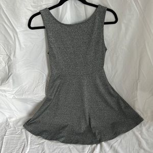Grey skater dress